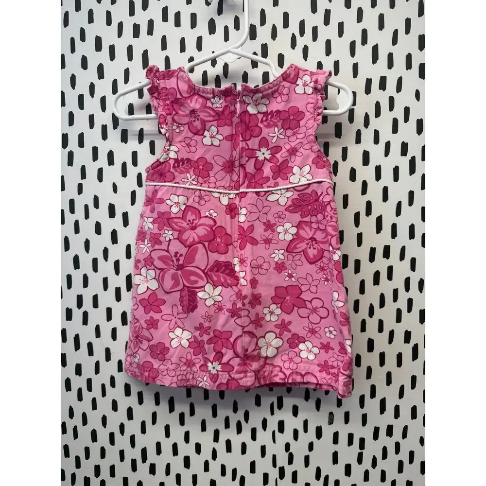 Y2K Hawaiian The Childrens Place pink Hawaii Dress size 18 months